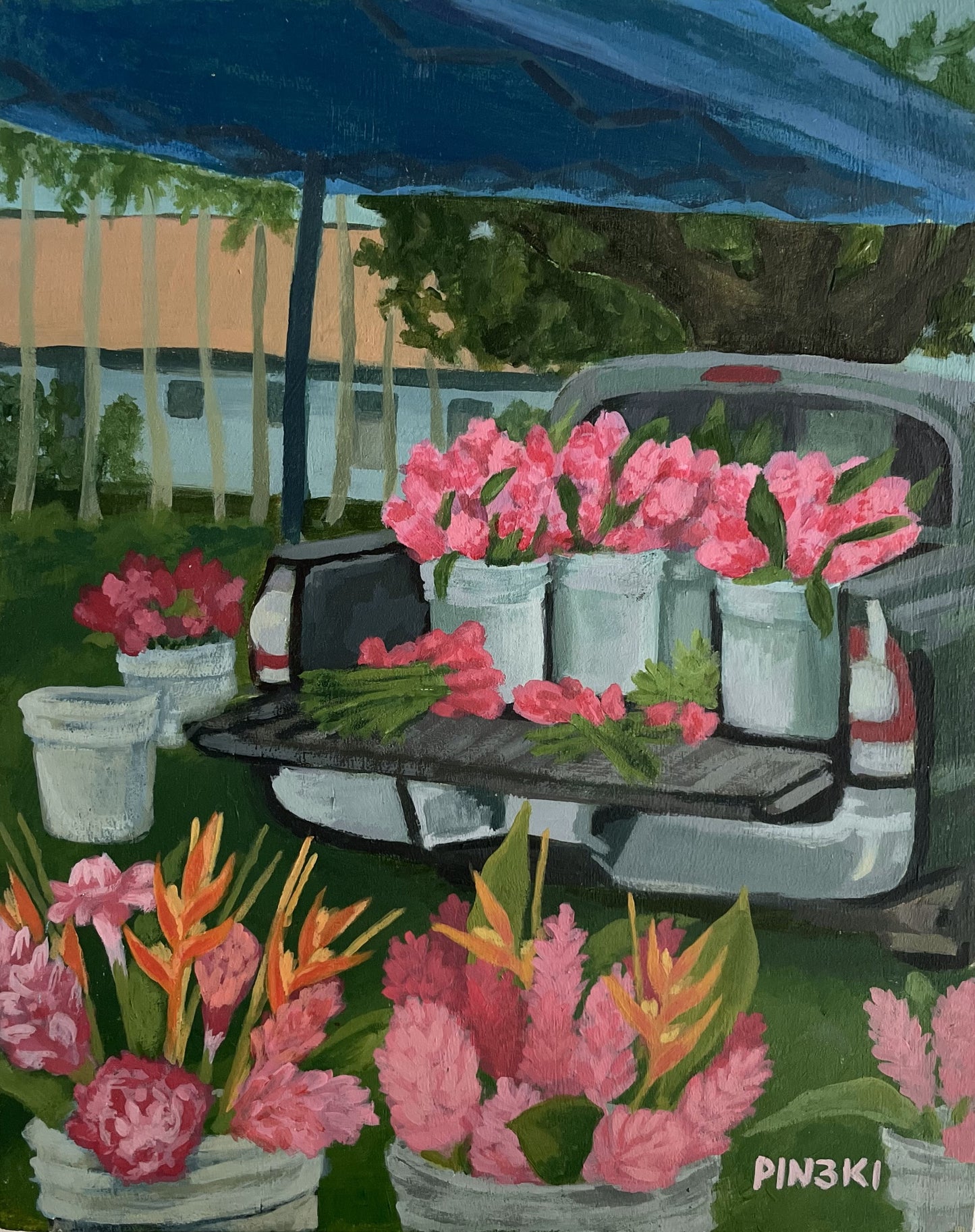 Farmers Market Original Painting Set