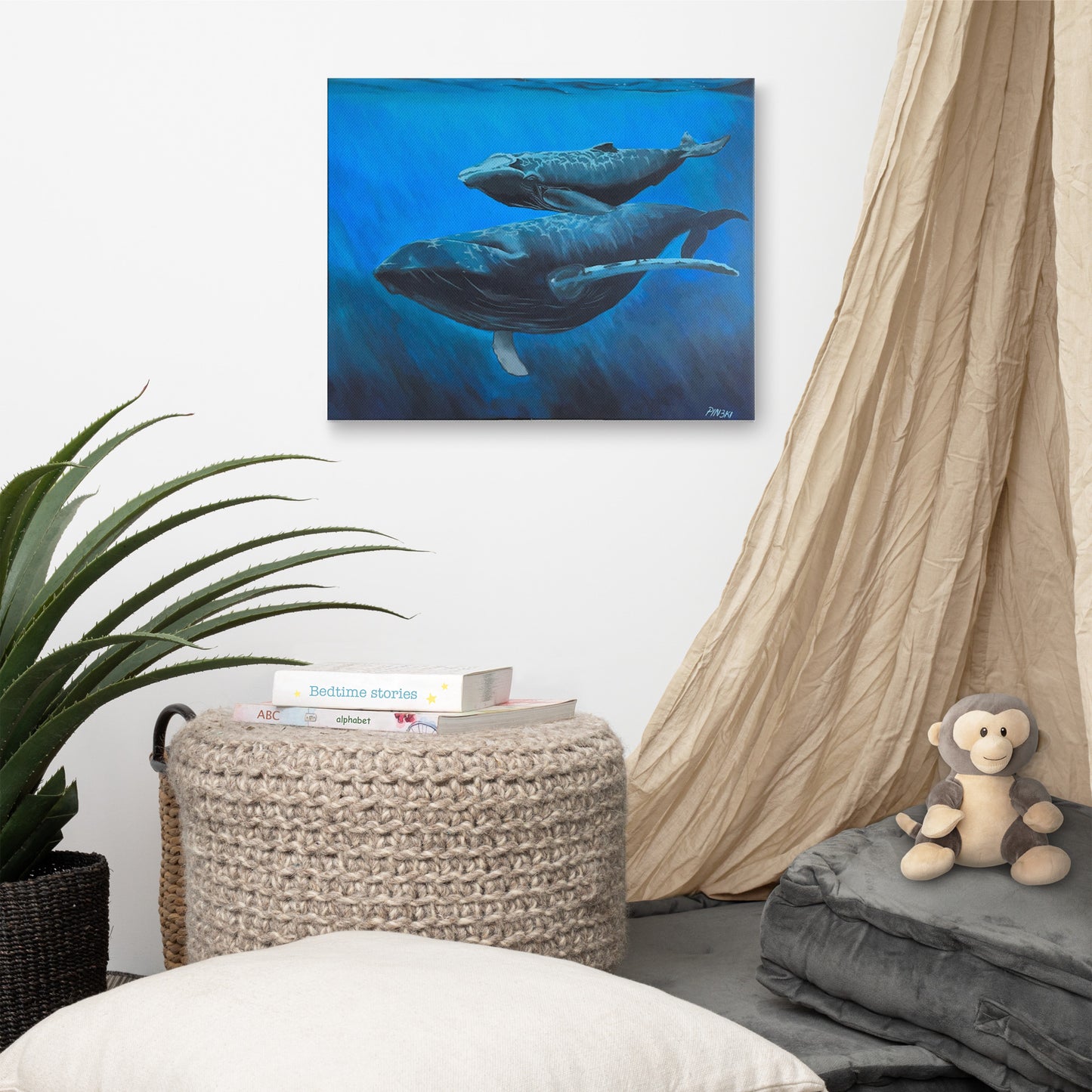 Māmā & Pēpē ™ Canvas Print