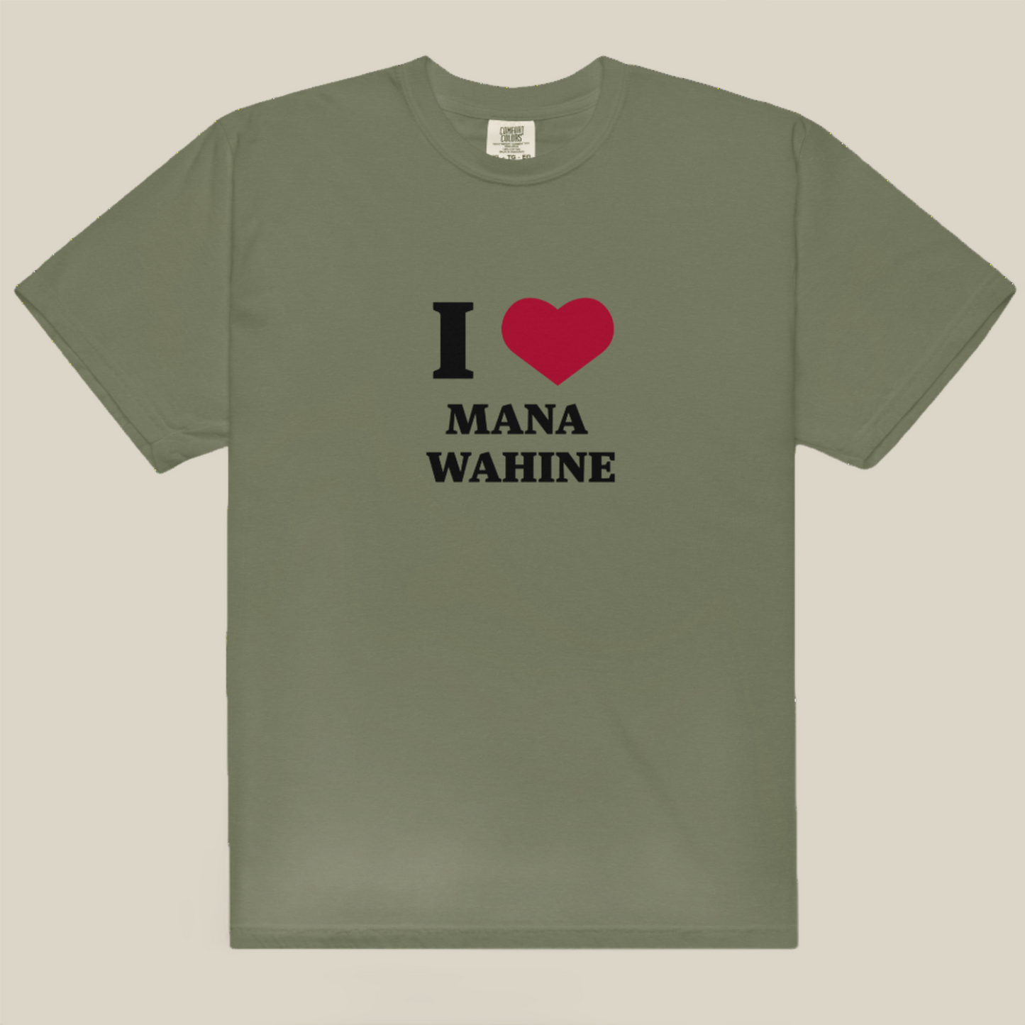 I Heart Mana Wahine™ - Unisex Heavyweight t-shirt