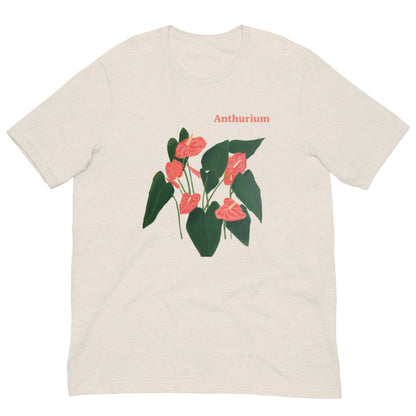 Anthurium Unisex t-shirt